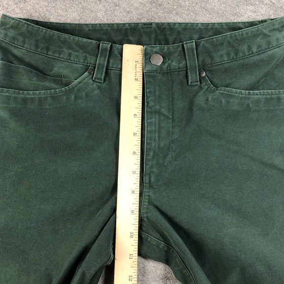 Lululemon Men's Pants 31 Green Utilitech Abrasion Resistant Slim Straight Leg - Picture 13 of 16